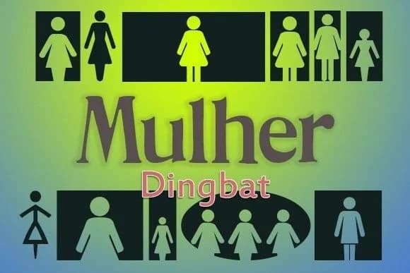 Mulher by vladimirnikolic — Dingbats Font