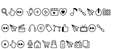 Multimedia by YandiDesigns — Dingbats Font — thumbnail 6