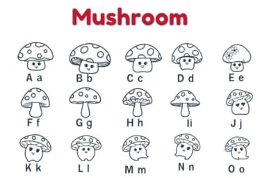 Mushroom by Nun Sukhwan — Dingbats Font — thumbnail 2