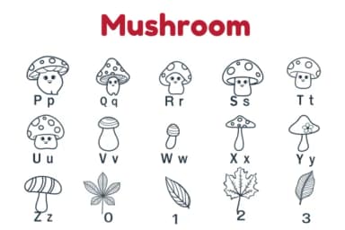 Mushroom by Nun Sukhwan — Dingbats Font — thumbnail 3