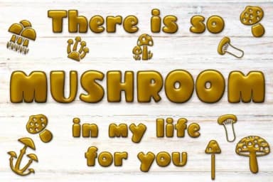 Mushroom Doodles by Mary Kay's Magic — Dingbats Font — thumbnail 4