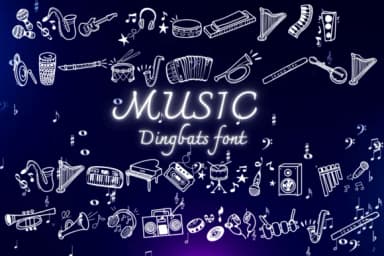 Music by Nongyao — Dingbats Font — thumbnail 1