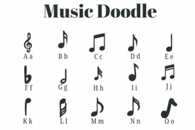 Music Doodle by Suphitchaya — Dingbats Font — thumbnail 2