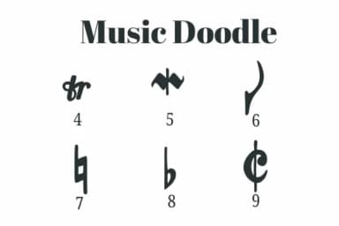 Music Doodle by Suphitchaya — Dingbats Font — thumbnail 4