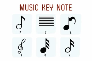 Music Key Note by Chada Art — Dingbats Font — thumbnail 4