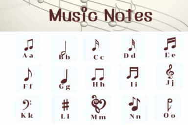 Music Notes by Ketsarin — Dingbats Font — thumbnail 2