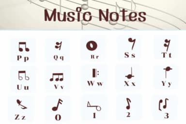 Music Notes by Ketsarin — Dingbats Font — thumbnail 3
