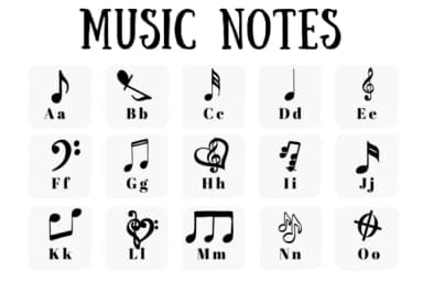 Music Notes by CHANOK — Dingbats Font — thumbnail 2