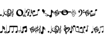 Music Notes by CHANOK — Dingbats Font — thumbnail 8