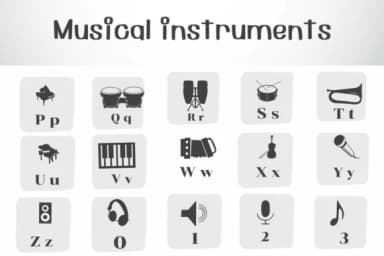 Musical Instruments by Ketsarin — Dingbats Font — thumbnail 2