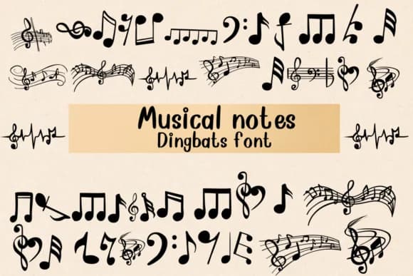 Musical Notes by Nongyao — Dingbats Font