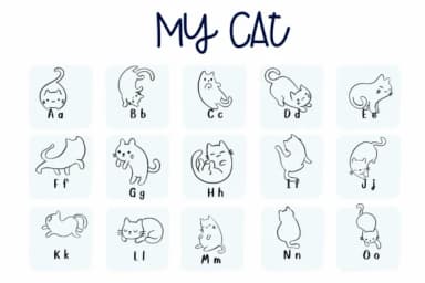 My Cat by Sirinart — Dingbats Font — thumbnail 2