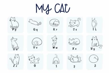 My Cat by Sirinart — Dingbats Font — thumbnail 3