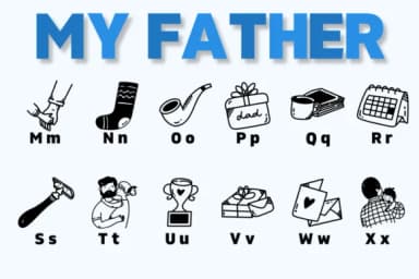 My Father by Chonada — Dingbats Font — thumbnail 3