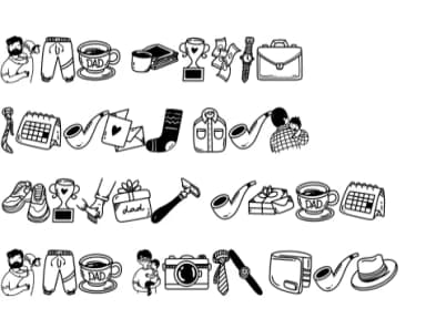 My Father by Chonada — Dingbats Font — thumbnail 8