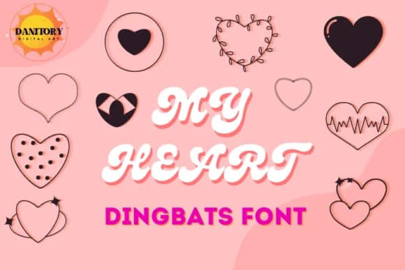 My Heart by danita.kukkai — Dingbats Font