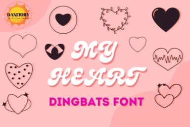 My Heart by danita.kukkai — Dingbats Font — thumbnail 1