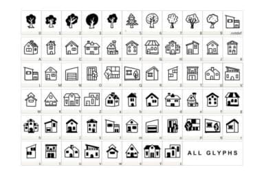 My Homes by YandiDesigns — Dingbats Font — thumbnail 2