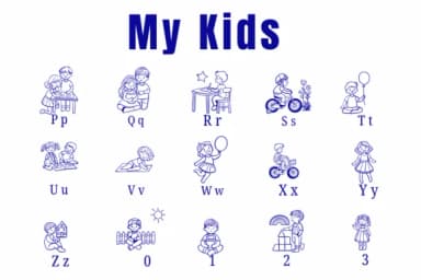 My Kids by Suphitchaya — Dingbats Font — thumbnail 3