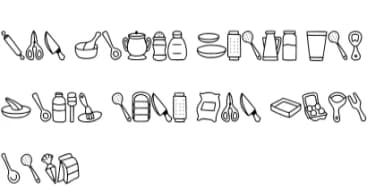 My Kitchen by YandiDesigns — Dingbats Font — thumbnail 6