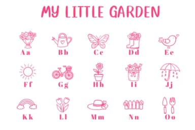 My Little Garden by CHANOK — Dingbats Font — thumbnail 2