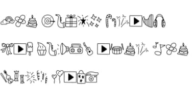 My Party by YandiDesigns — Dingbats Font — thumbnail 6