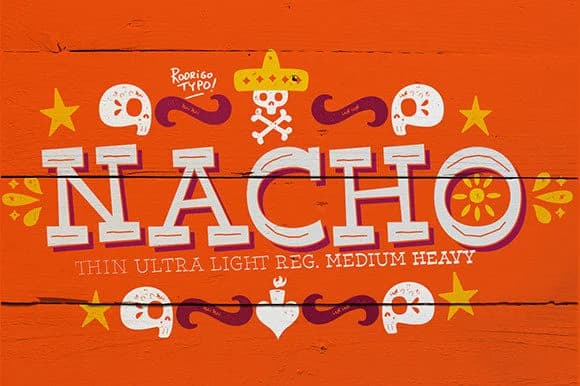 Nacho by Rodrigo Typo — Slab Serif Font