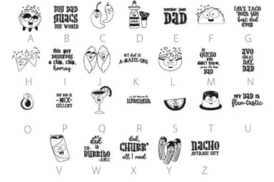 Nacho Man by Illustration Ink — Dingbats Font — thumbnail 5