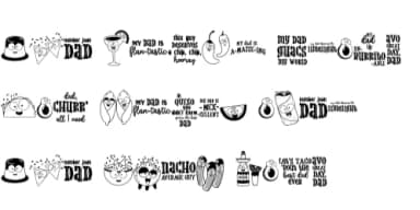 Nacho Man by Illustration Ink — Dingbats Font — thumbnail 8