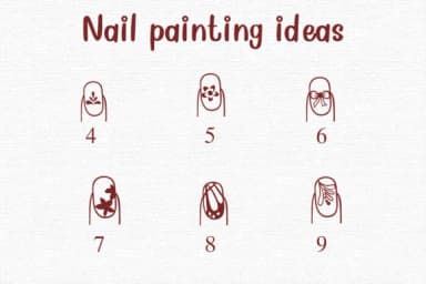 Nail Painting Ideas by Nongyao — Dingbats Font — thumbnail 4