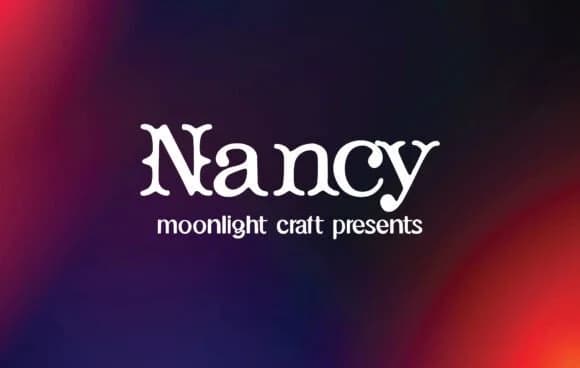 Nancy by moonlight craft — Slab Serif Font