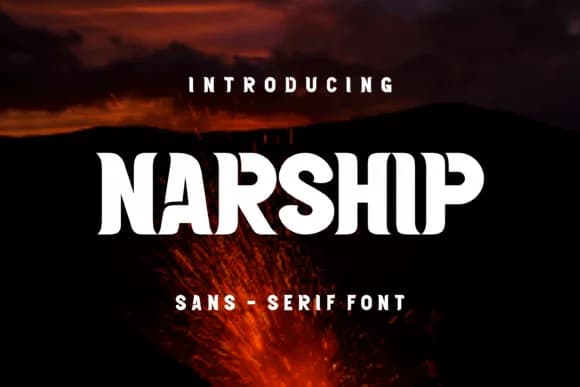 Narship by lelevien — Slab Serif Font