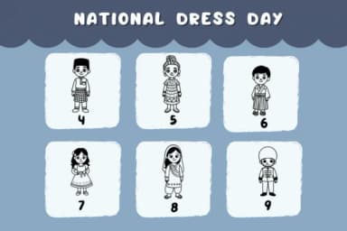 National Dress Day by Natchuta — Dingbats Font — thumbnail 4
