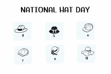 National Hat Day by Ketsarin — Dingbats Font — thumbnail 4