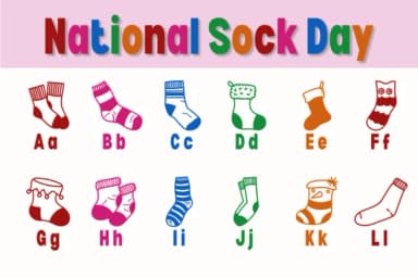 National Sock Day by Chonada — Dingbats Font — thumbnail 2