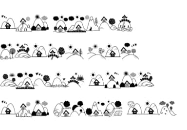 Natural View by Nun Sukhwan — Dingbats Font — thumbnail 8