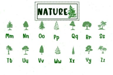Nature by PraewDesigns — Dingbats Font — thumbnail 3