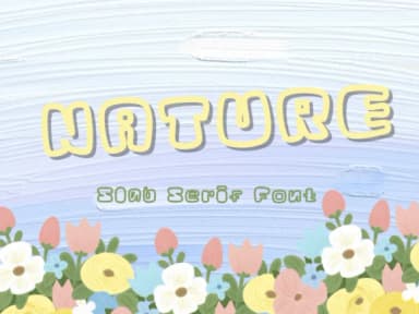 Nature by Pukka De — Slab Serif Font — thumbnail 1