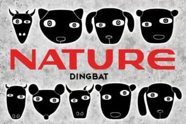 Nature by vladimirnikolic — Dingbats Font — thumbnail 1
