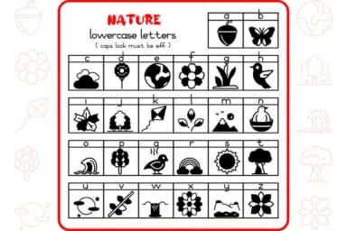Nature Alphabet by WADLEN — Dingbats Font — thumbnail 3