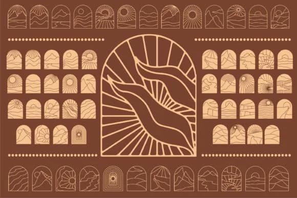 Nature Boho by edywiyonopp — Dingbats Font