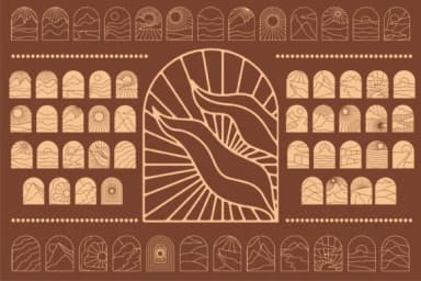 Nature Boho by edywiyonopp — Dingbats Font — thumbnail 1