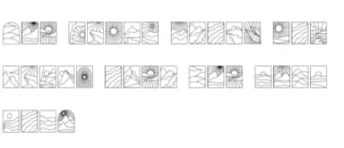 Nature Boho by edywiyonopp — Dingbats Font — thumbnail 4