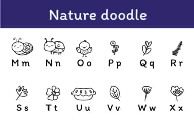 Nature Doodle by Chonada — Dingbats Font — thumbnail 3