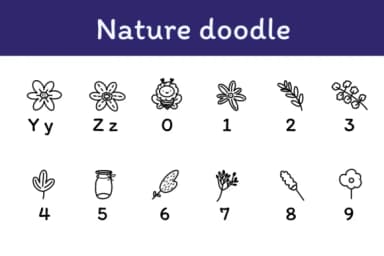 Nature Doodle by Chonada — Dingbats Font — thumbnail 4