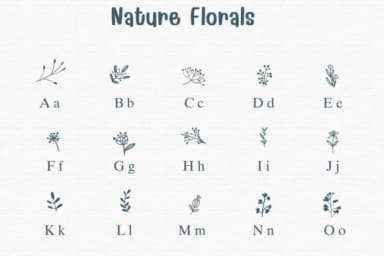 Nature Florals by Sontaya — Dingbats Font — thumbnail 2