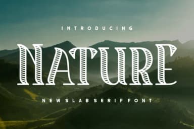 Nature Reserve by Riman (7NTypes) — Slab Serif Font — thumbnail 1