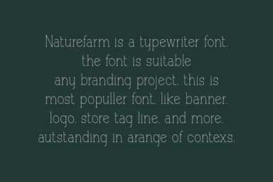 Naturefarm by qrdesignstd — Slab Serif Font — thumbnail 5