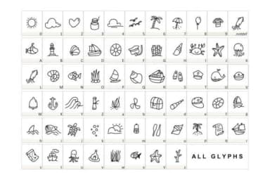 Nautical by YandiDesigns — Dingbats Font — thumbnail 2