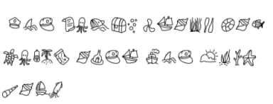 Nautical by YandiDesigns — Dingbats Font — thumbnail 6